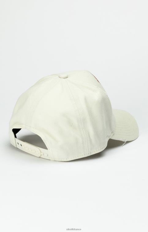 unisexe accessoire 6B8NV228 SikSilk casquette trucker universitaire écru