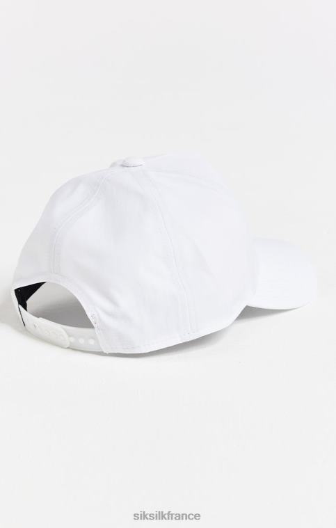 unisexe accessoire 6B8NV243 SikSilk casquette trucker en nylon infini blanc