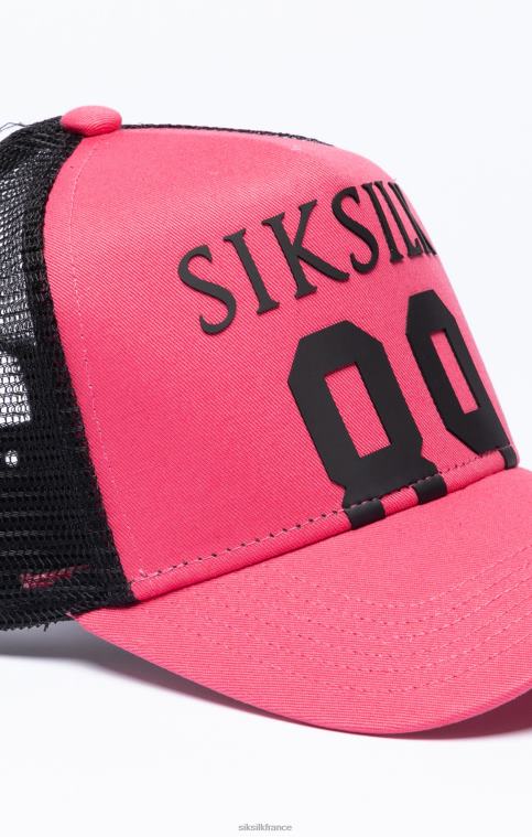 unisexe accessoire 6B8NV244 SikSilk casquette trucker mesh 89 rose
