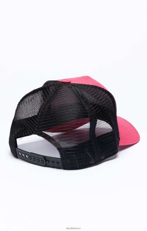 unisexe accessoire 6B8NV244 SikSilk casquette trucker mesh 89 rose