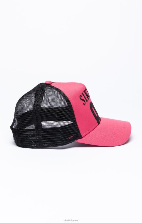 unisexe accessoire 6B8NV244 SikSilk casquette trucker mesh 89 rose