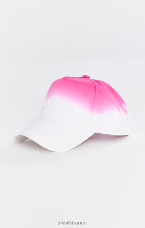 unisexe accessoire 6B8NV247 SikSilk casquette trucker en coton délavé rose