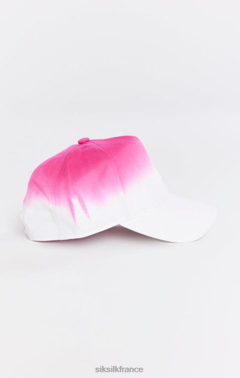 unisexe accessoire 6B8NV247 SikSilk casquette trucker en coton délavé rose