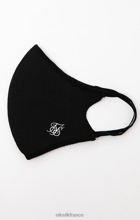 unisexe accessoire 6B8NV239 SikSilk paquet noir de 3 couvre-visages