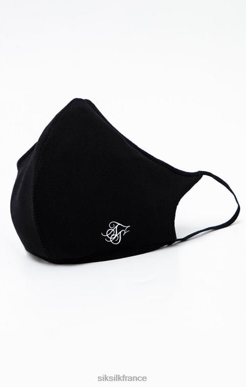 unisexe accessoire 6B8NV239 SikSilk paquet noir de 3 couvre-visages