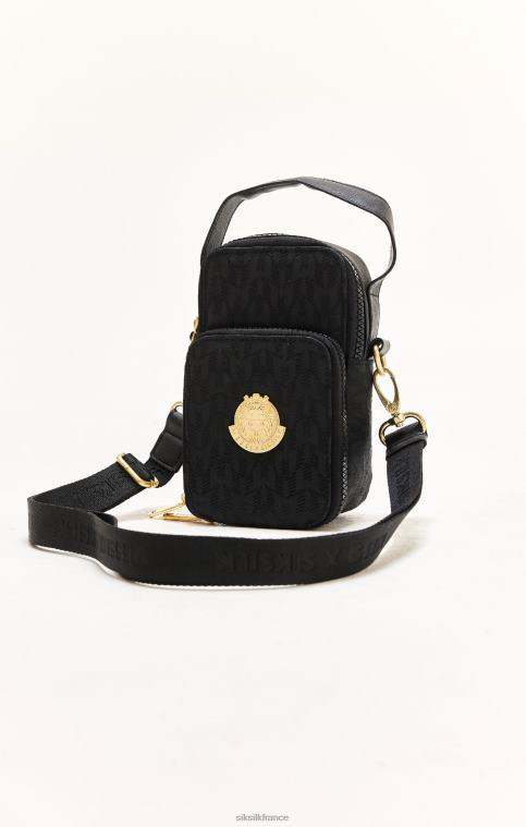 unisexe sac 6B8NV620 SikSilk x pochette messi noire