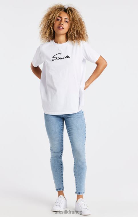 femmes vêtements 6B8NV193 SikSilk jean skinny essentiel à délavage clair