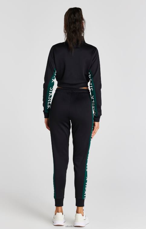 femmes vêtements 6B8NV156 SikSilk pantalon de survêtement noir