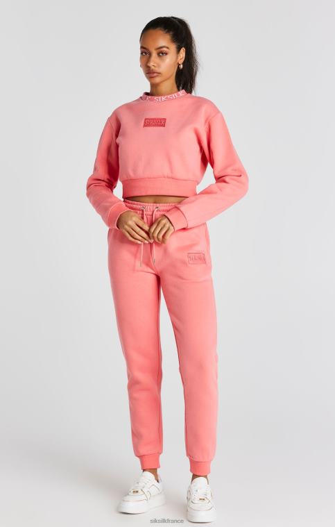 femmes vêtements 6B8NV159 SikSilk jogger corail