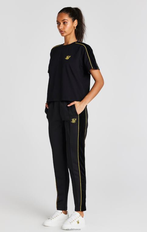 femmes vêtements 6B8NV160 SikSilk pantalon de survêtement noir