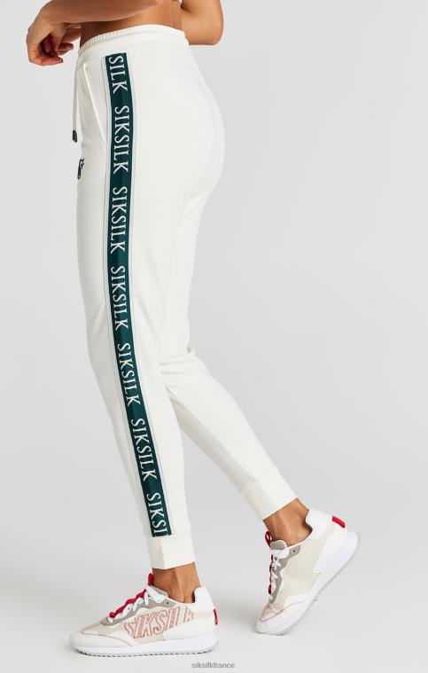 femmes vêtements 6B8NV161 SikSilk pantalon de survêtement écru à bande