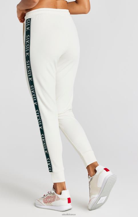 femmes vêtements 6B8NV161 SikSilk pantalon de survêtement écru à bande