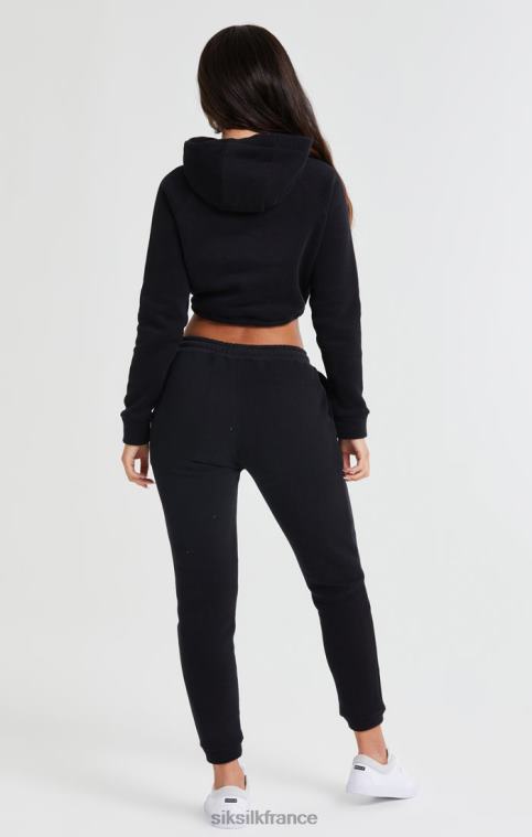 femmes vêtements 6B8NV166 SikSilk jogger essentiel - noir