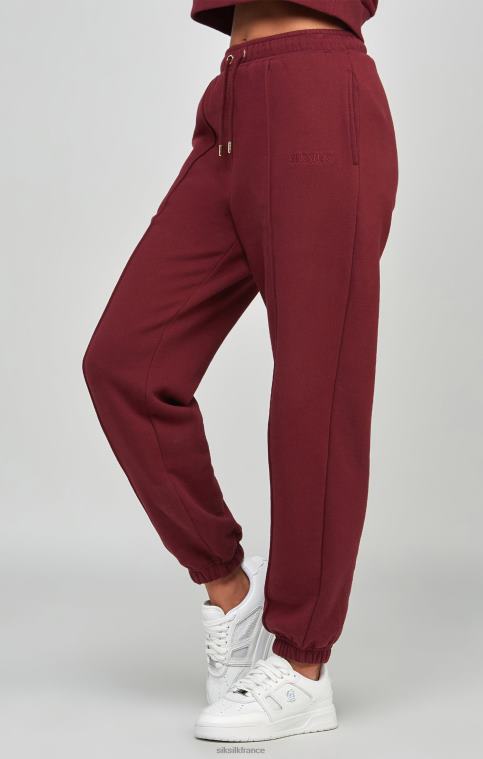 femmes vêtements 6B8NV178 SikSilk jogging oversize bordeaux