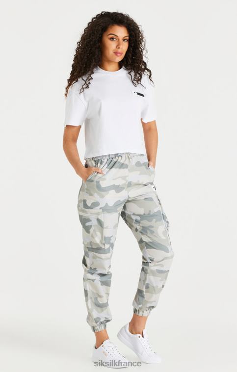 femmes vêtements 6B8NV180 SikSilk pantalon cargo camouflage anti-déchirure