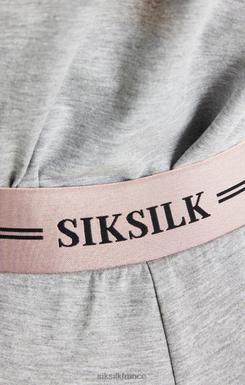 femmes vêtements 6B8NV186 SikSilk pantalon de survêtement gris chiné
