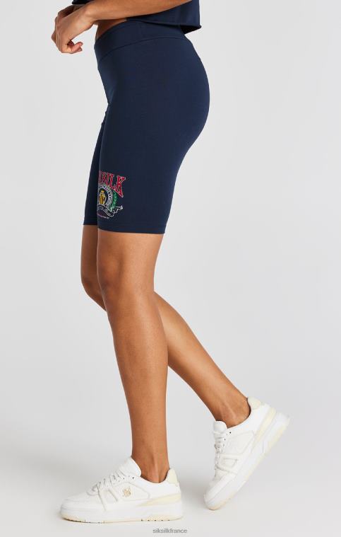 femmes vêtements 6B8NV194 SikSilk short cycliste universitaire bleu marine