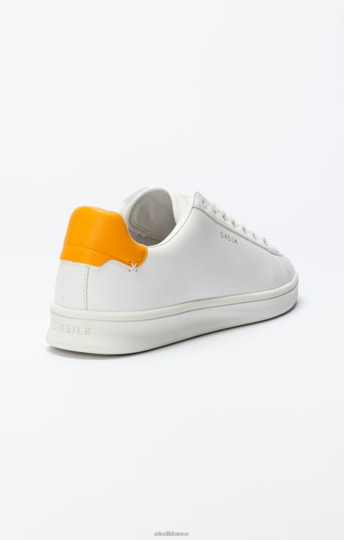 femmes chaussure 6B8NV250 SikSilk baskets décontractées basses blanches
