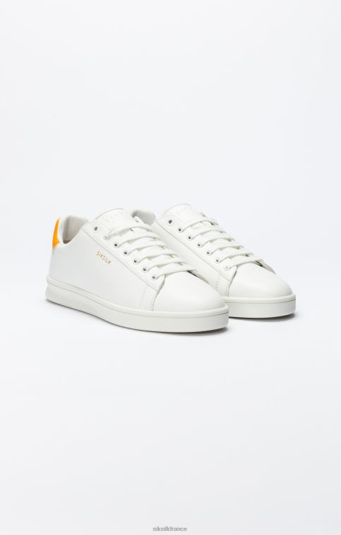 femmes chaussure 6B8NV250 SikSilk baskets décontractées basses blanches