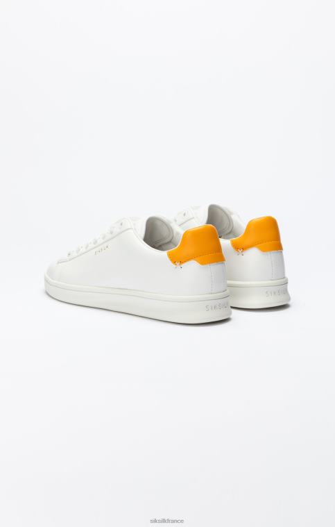 femmes chaussure 6B8NV250 SikSilk baskets décontractées basses blanches