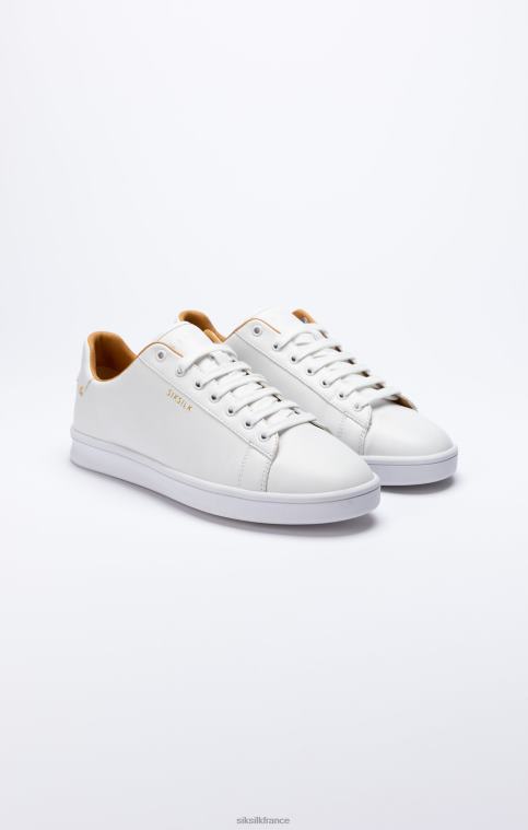 femmes chaussure 6B8NV259 SikSilk baskets décontractées basses blanches