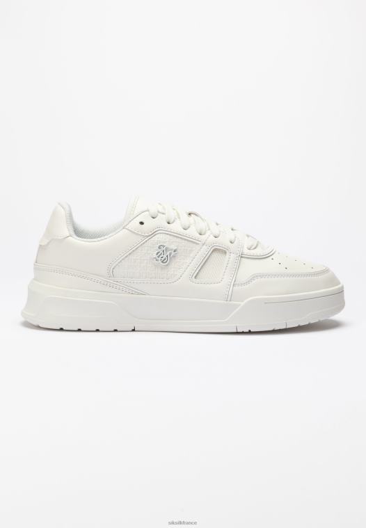 femmes chaussure 6B8NV268 SikSilk baskets basses blanc cassé