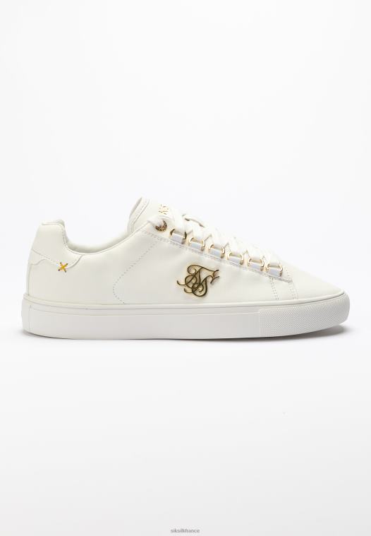 femmes chaussure 6B8NV269 SikSilk effet peau de serpent barra blanc