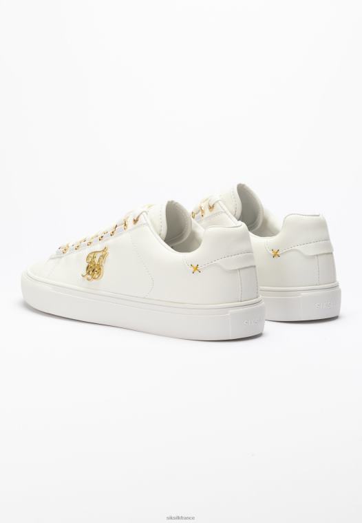 femmes chaussure 6B8NV269 SikSilk effet peau de serpent barra blanc