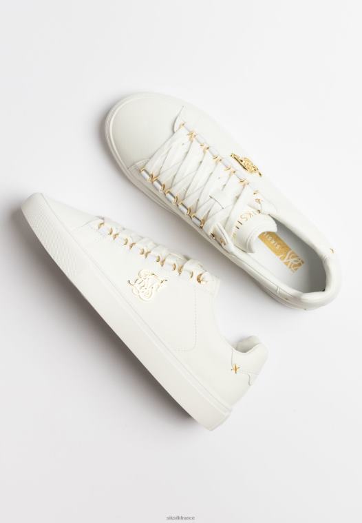 femmes chaussure 6B8NV269 SikSilk effet peau de serpent barra blanc