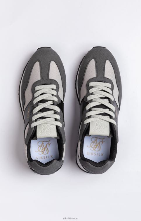 femmes chaussure 6B8NV273 SikSilk basket de course rétro noire