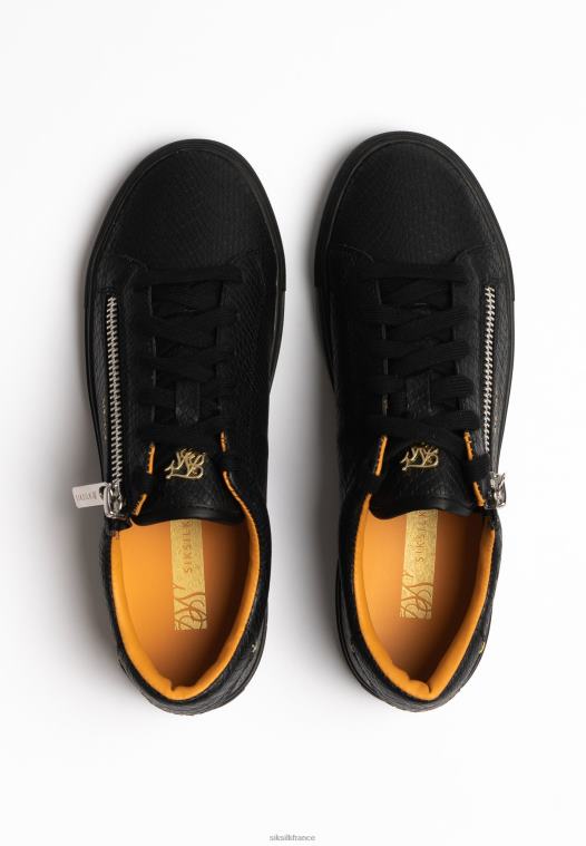 femmes chaussure 6B8NV277 SikSilk peau de serpent Kirkie noire