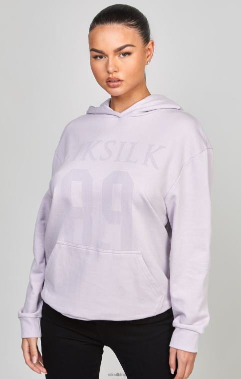 femmes vêtements 6B8NV115 SikSilk sweat à capuche oversize violet 89