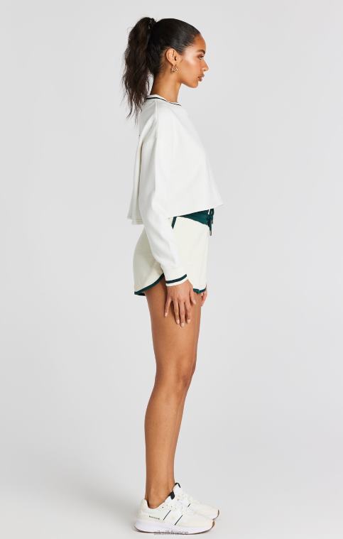 femmes vêtements 6B8NV78 SikSilk sweat court écru