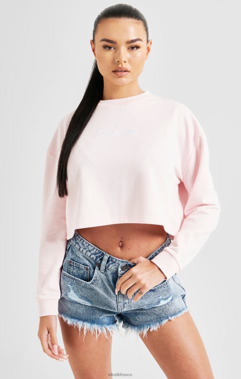 femmes vêtements 6B8NV83 SikSilk sweat signature rose