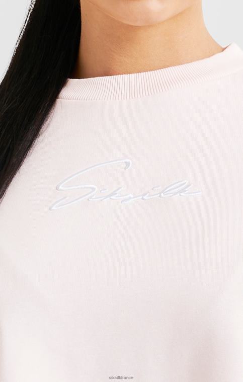femmes vêtements 6B8NV83 SikSilk sweat signature rose
