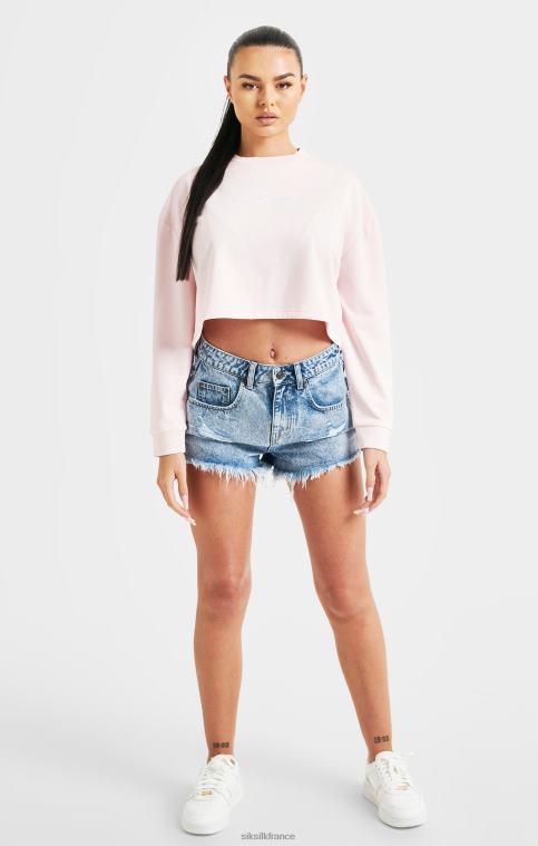 femmes vêtements 6B8NV83 SikSilk sweat signature rose