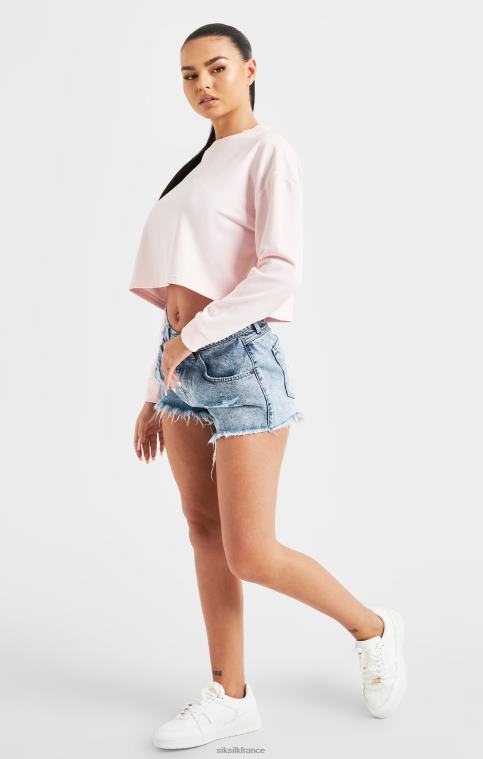 femmes vêtements 6B8NV83 SikSilk sweat signature rose