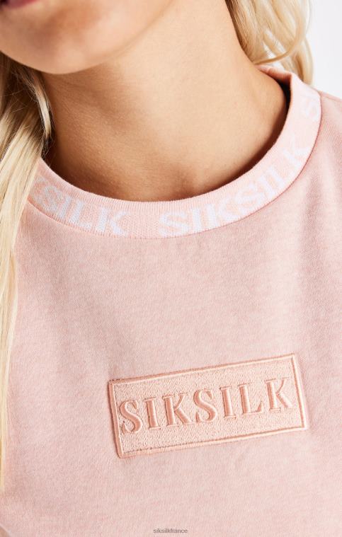 femmes vêtements 6B8NV91 SikSilk sweat court rose