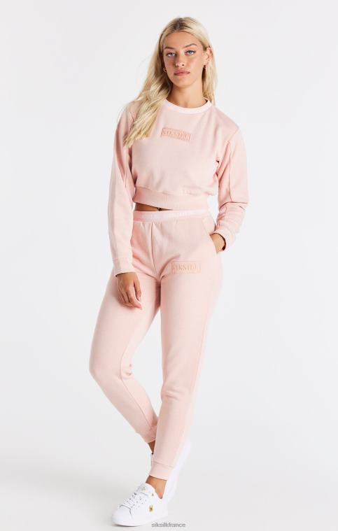 femmes vêtements 6B8NV91 SikSilk sweat court rose