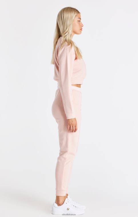 femmes vêtements 6B8NV91 SikSilk sweat court rose