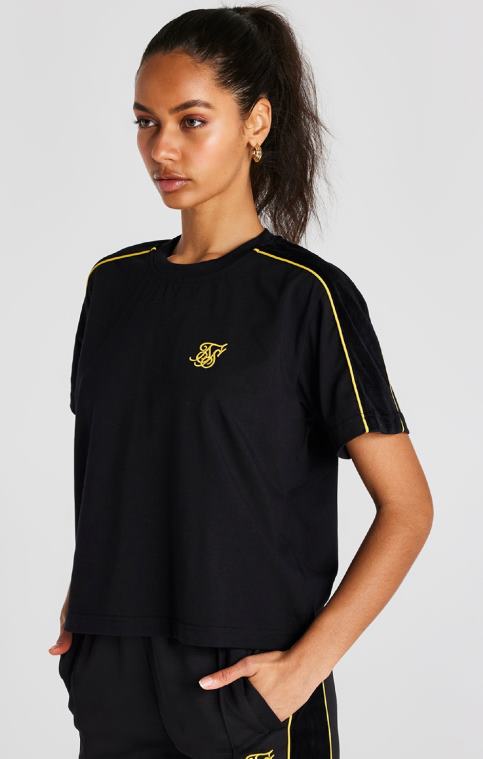 femmes vêtements 6B8NV49 SikSilk T-shirt noir