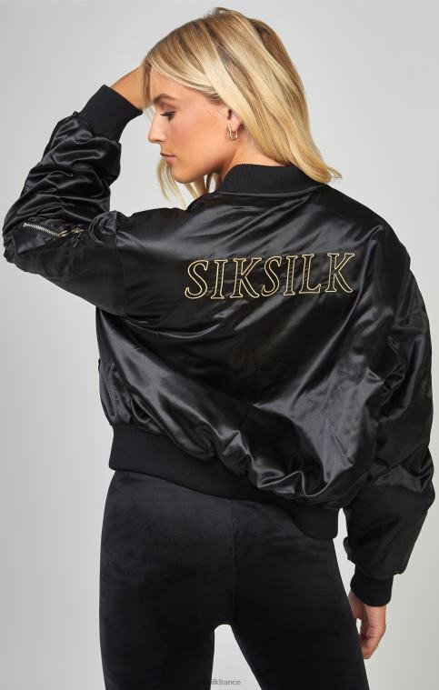 femmes vêtements 6B8NV136 SikSilk blouson aviateur oversize ultra brillant