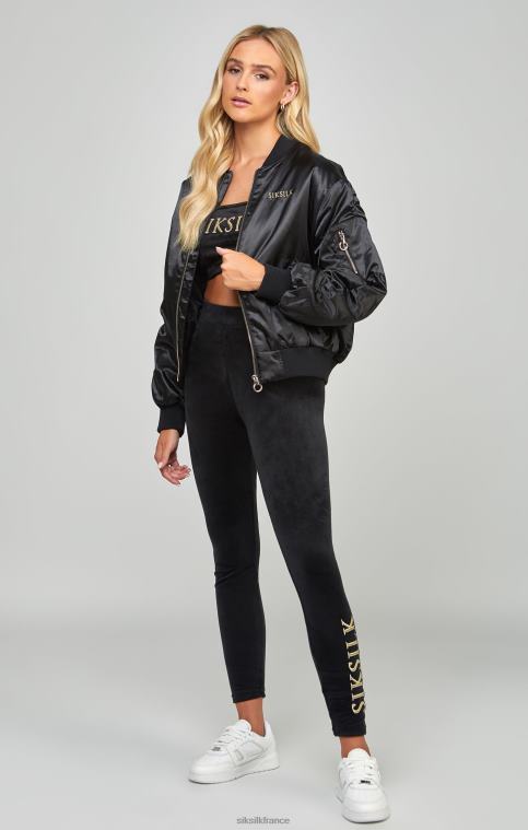 femmes vêtements 6B8NV136 SikSilk blouson aviateur oversize ultra brillant