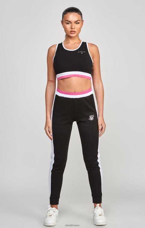 femmes vêtements 6B8NV205 SikSilk bralette rétro noire