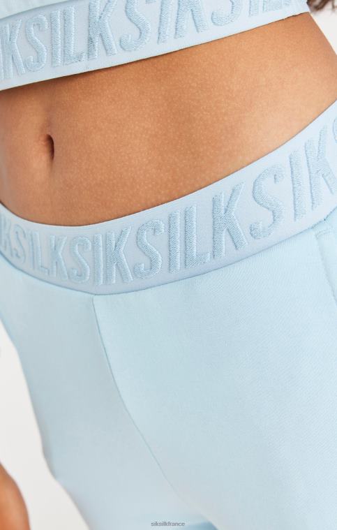 filles vêtements 6B8NV352 SikSilk pantalon cargo à bande - bleu