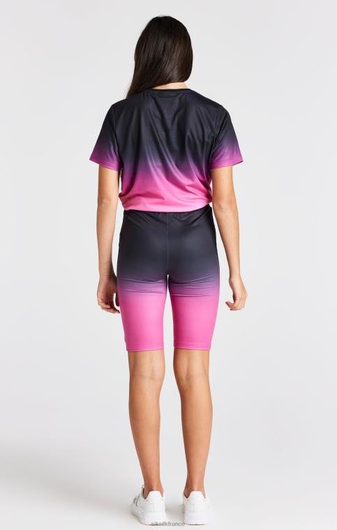 filles vêtements 6B8NV357 SikSilk short cycle dégradé rose