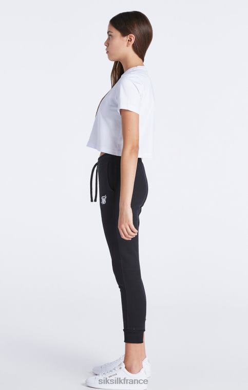 filles vêtements 6B8NV321 SikSilk t-shirt court essentiel blanc