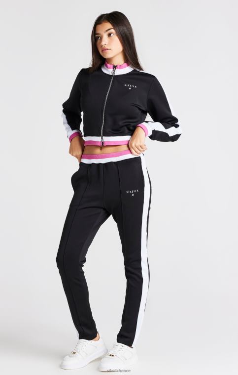 filles vêtements 6B8NV341 SikSilk veste rétro noire