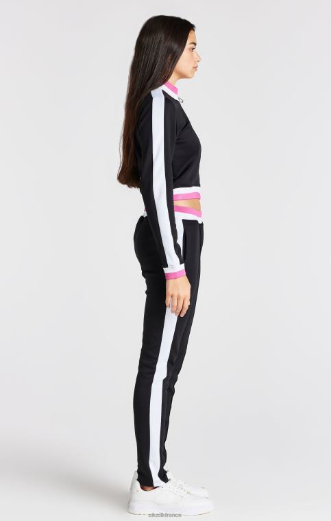 filles vêtements 6B8NV341 SikSilk veste rétro noire