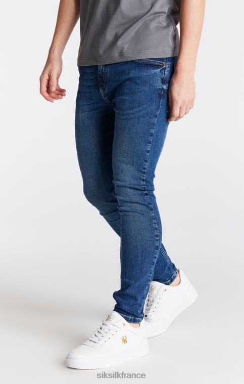 garçons vêtements 6B8NV308 SikSilk jean skinny essentiel en denim midstone